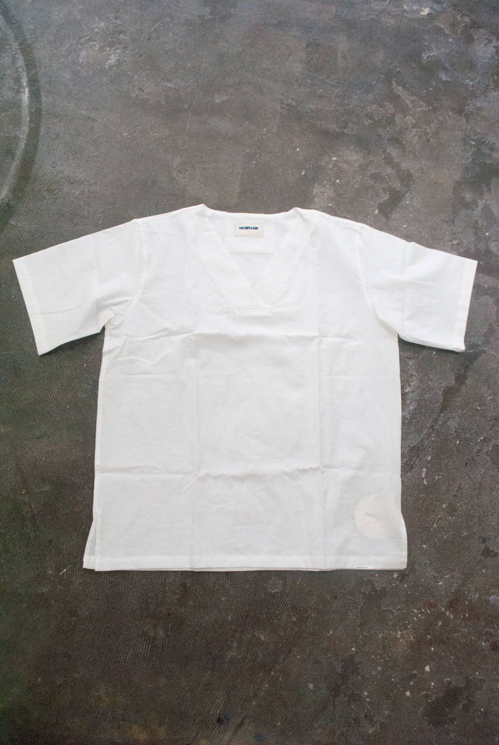 【ラスト1点】"zen"pajama washed cotton/パジャマ(セットアップ)【ユニセックス】(WHITE)