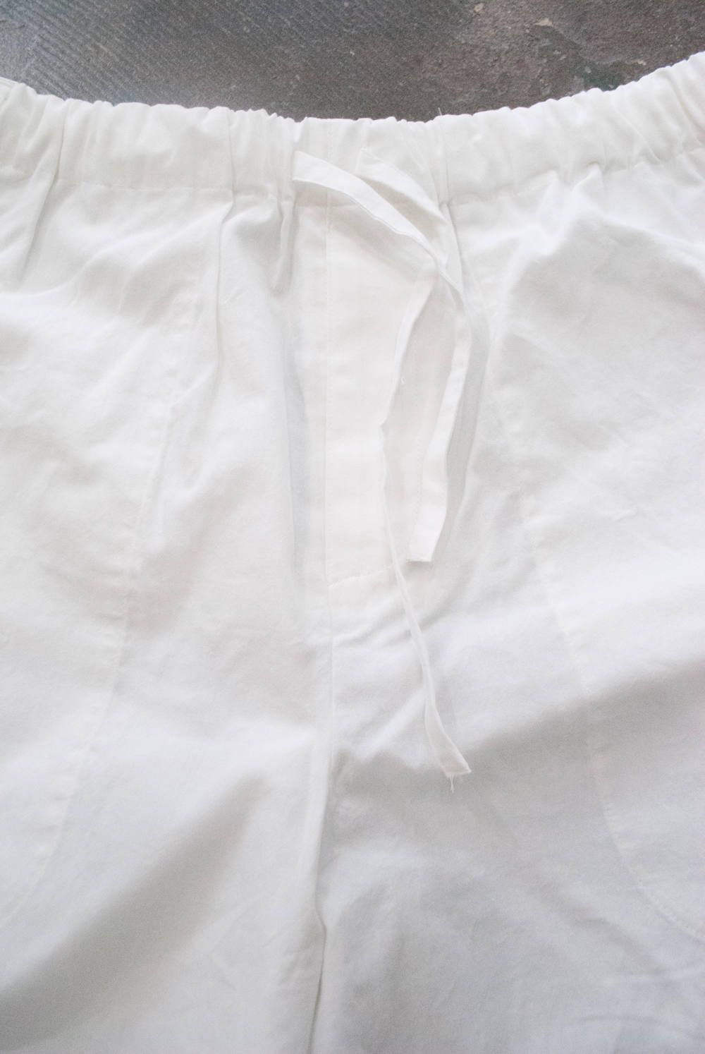 【ラスト1点】"zen"pajama washed cotton/パジャマ(セットアップ)【ユニセックス】(WHITE)