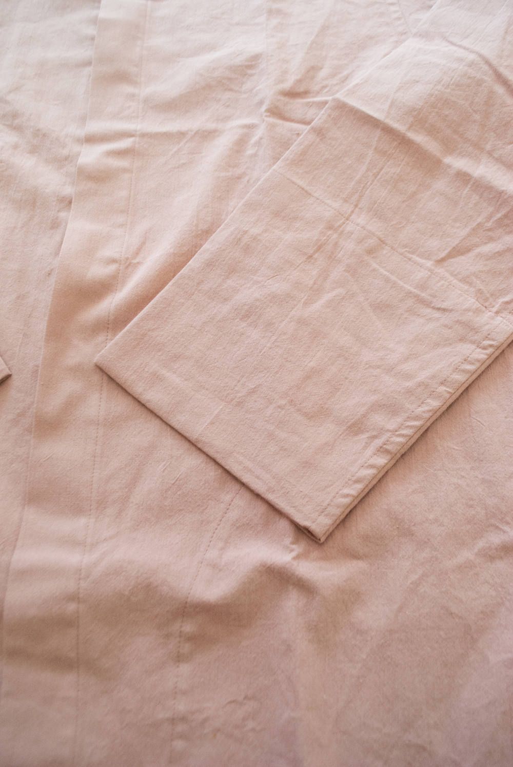 【ラスト1点】"shhh"pajama washed cotton/パジャマ(セットアップ)【ユニセックス】(MOSS PINK)