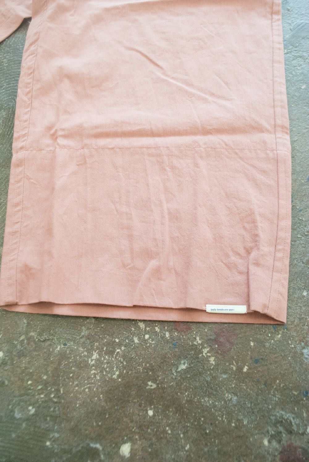 【ラスト1点】"shhh"pajama washed cotton/パジャマ(セットアップ)【ユニセックス】(MOSS PINK)