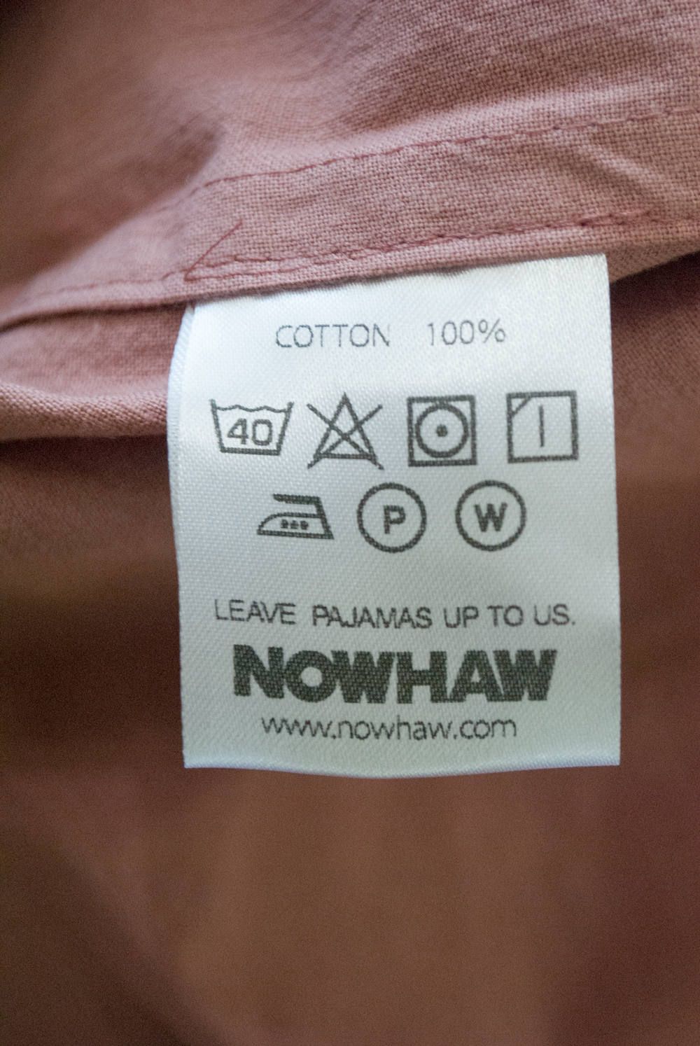 【ラスト1点】"shhh"pajama washed cotton/パジャマ(セットアップ)【ユニセックス】(MOSS PINK)