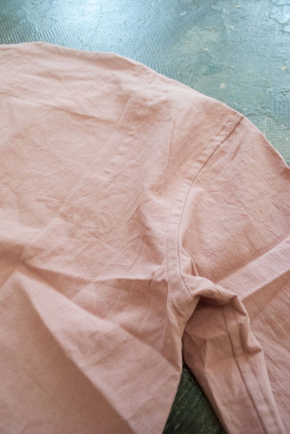 【ラスト1点】"shhh"pajama washed cotton/パジャマ(セットアップ)【ユニセックス】(MOSS PINK)