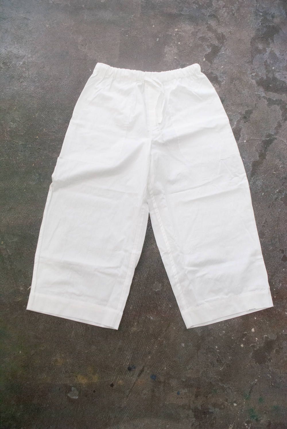 【ラスト1点】"zen"pajama washed cotton/パジャマ(セットアップ)【ユニセックス】(WHITE)