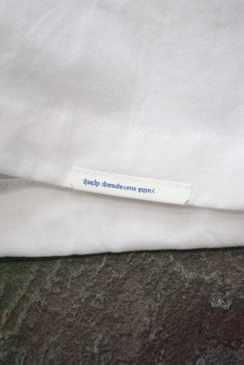 【ラスト1点】"zen"pajama washed cotton/パジャマ(セットアップ)【ユニセックス】(WHITE)