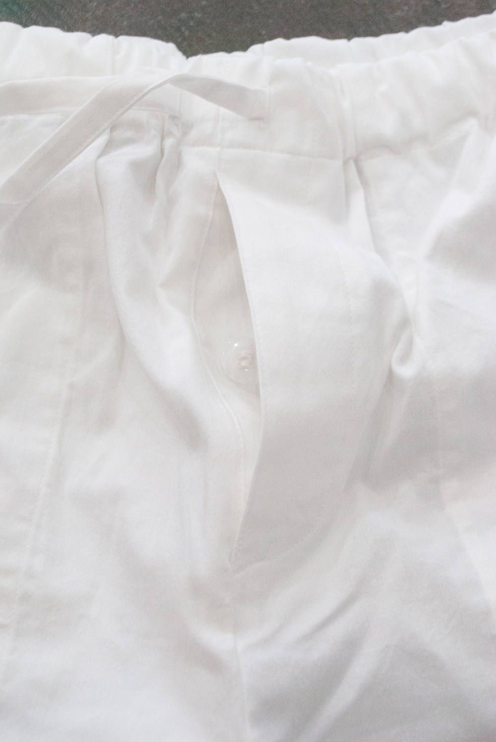 【ラスト1点】"zen"pajama washed cotton/パジャマ(セットアップ)【ユニセックス】(WHITE)