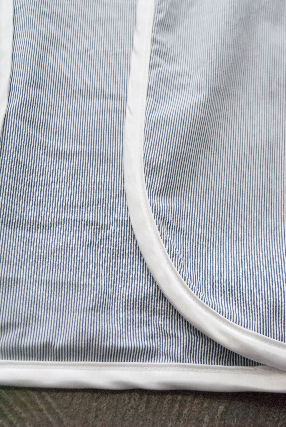 【ラスト1点】Piping Cardigan(BLUE STRIPE)