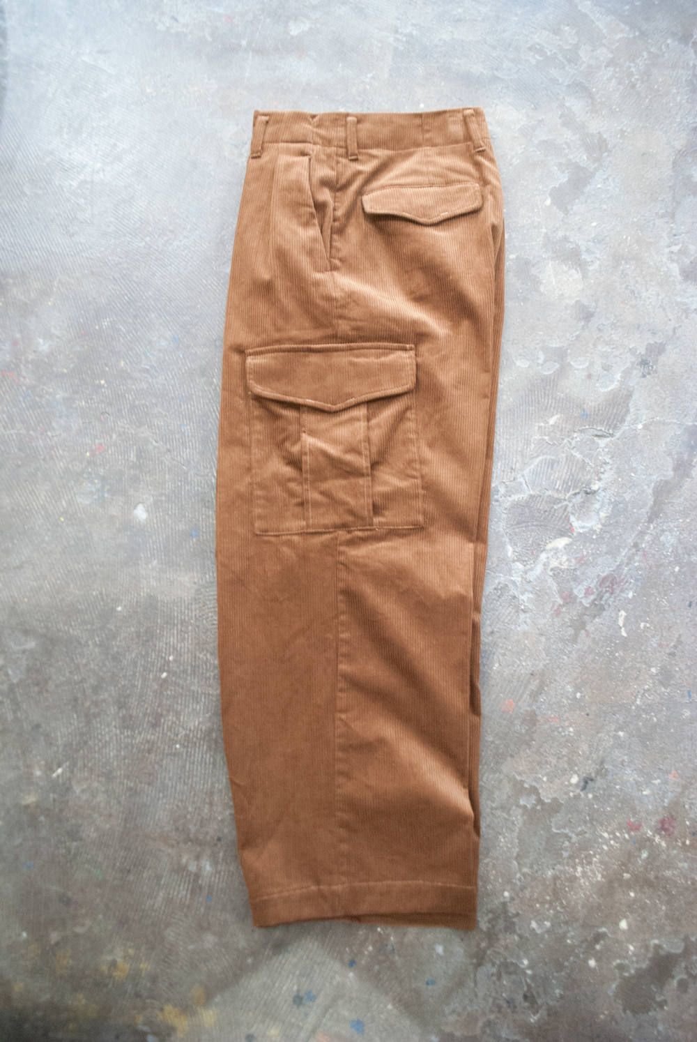 【ラスト1点】【18AW】Cotton Corduroy Cargo Pants(BROWN)