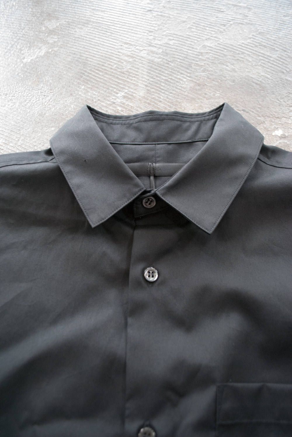 【ラスト1点】【18AW】Over Shirt/オーバーサイズブロードシャツ(BLACK)