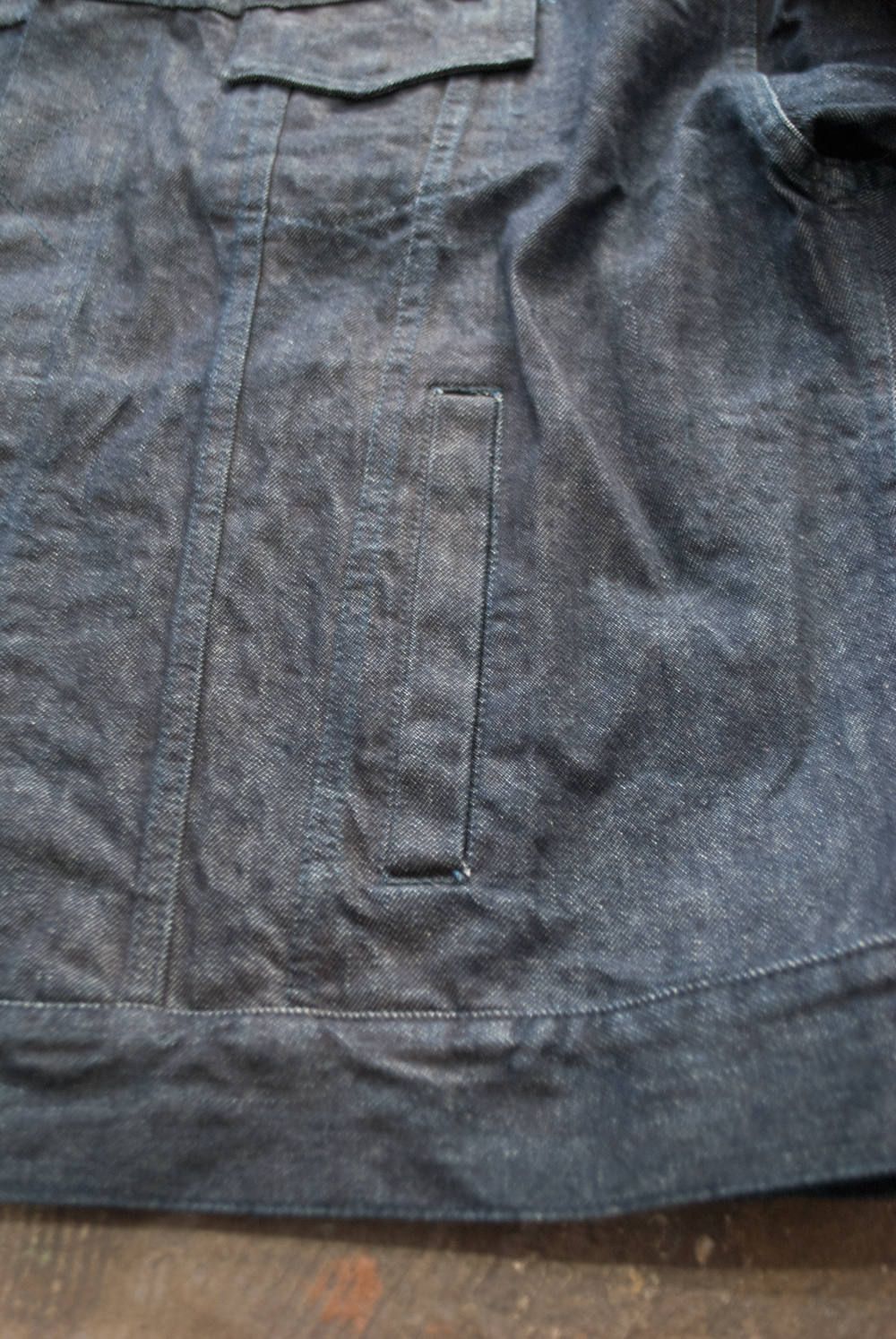 juha - 【ラスト1点】【18AW】Fly Front Over Denim Jacket