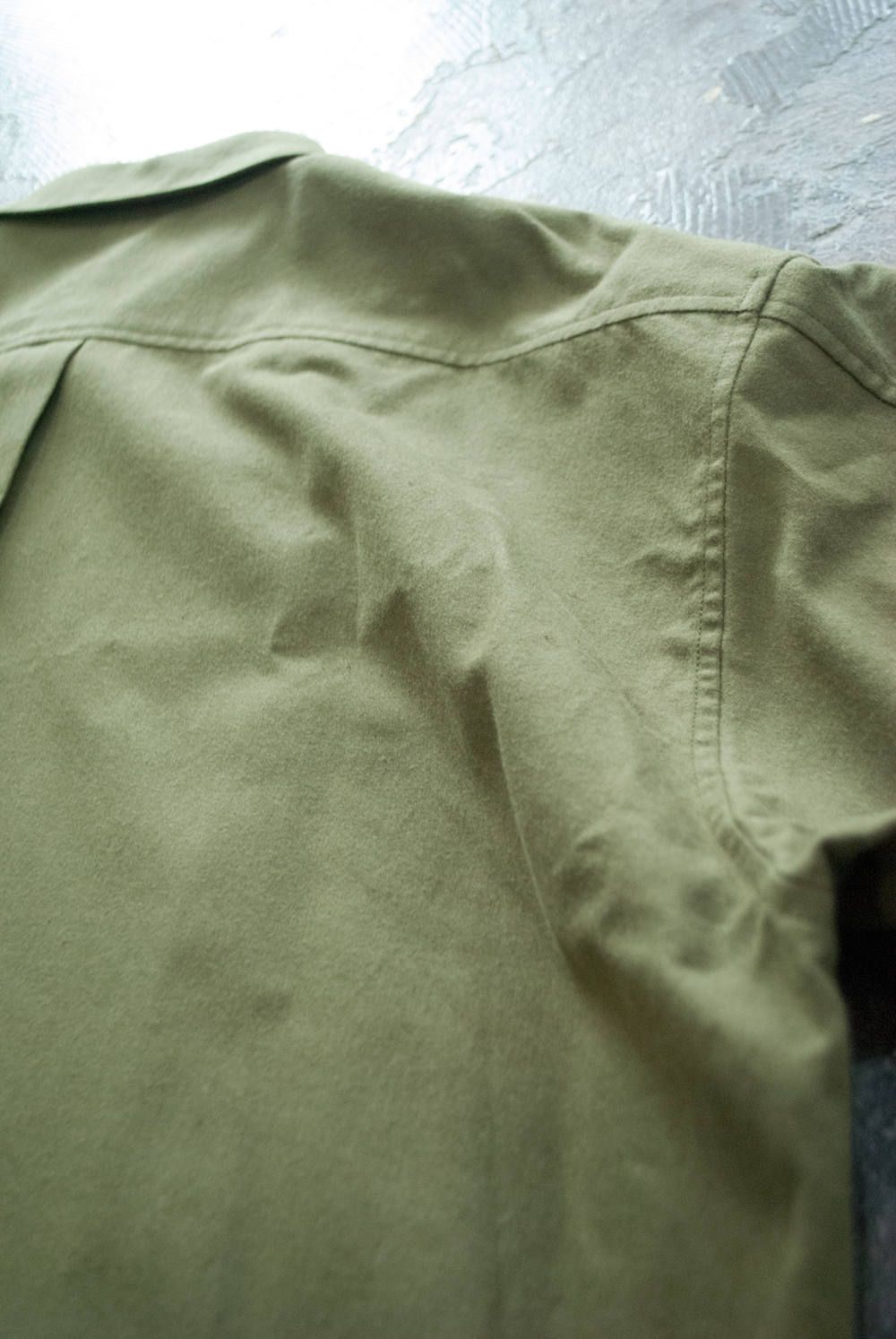 【ラスト1点】【18AW】Over Shirt/オーバーサイズフランネルシャツ(OLIVE)