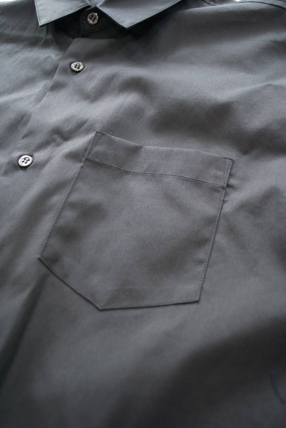 【ラスト1点】【18AW】Over Shirt/オーバーサイズブロードシャツ(BLACK)