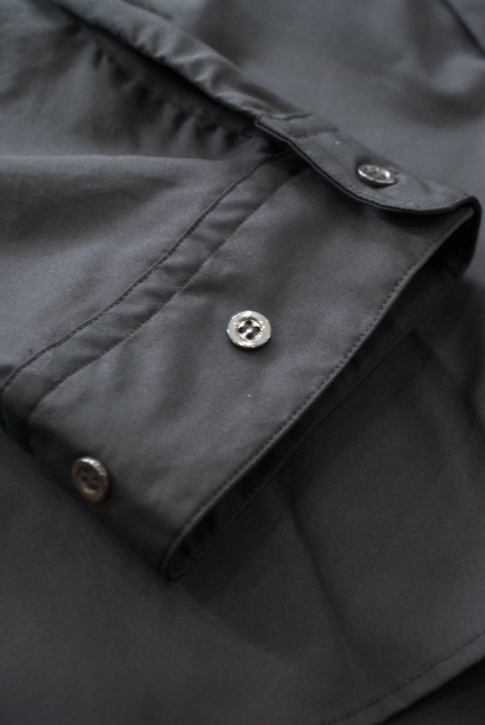 【ラスト1点】【18AW】Over Shirt/オーバーサイズブロードシャツ(BLACK)