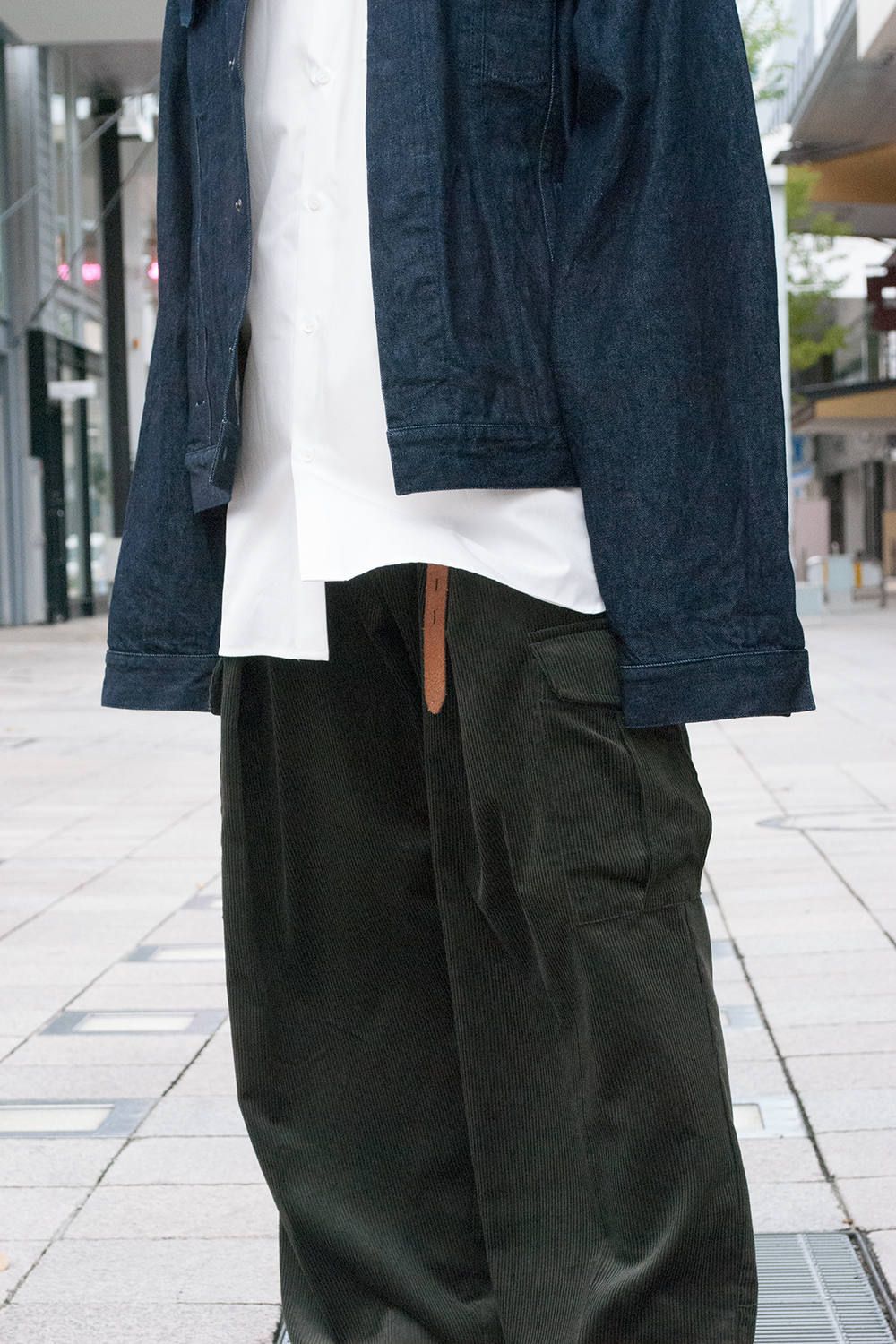 juha - 【ラスト1点】【18AW】Fly Front Over Denim Jacket juha - 【ラスト1点】【18AW】Fly Front Over Denim Jacket