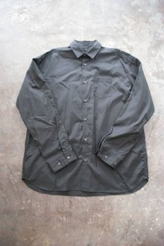 【ラスト1点】【18AW】Over Shirt/オーバーサイズブロードシャツ(BLACK)