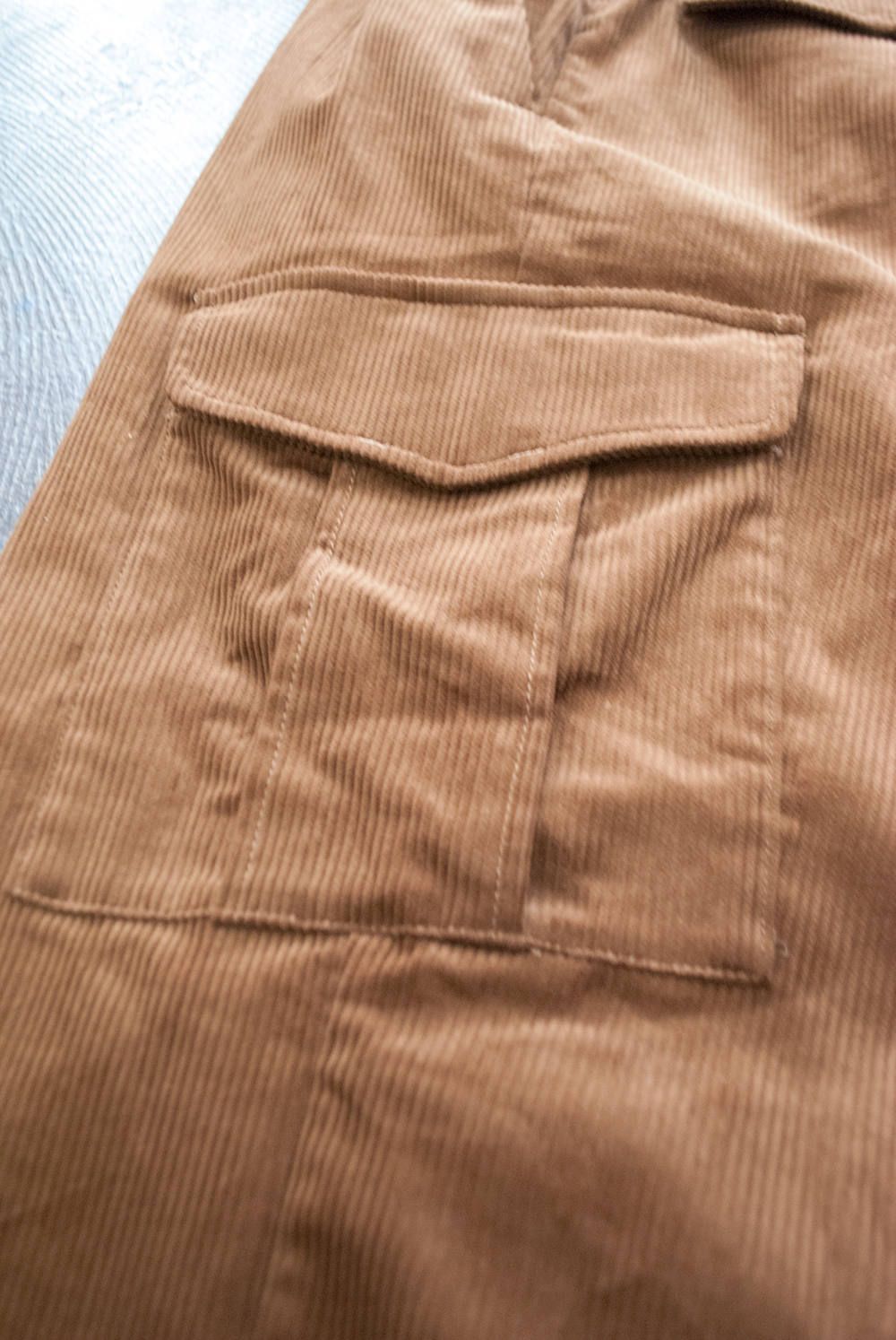 【ラスト1点】【18AW】Cotton Corduroy Cargo Pants(BROWN)