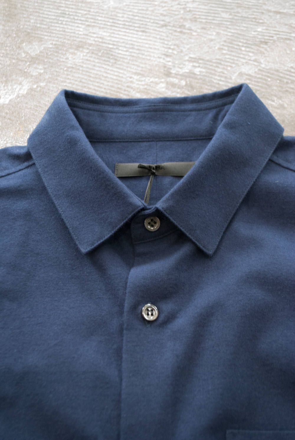 【ラスト1点】【18AW】Over Shirt/オーバーサイズフランネルシャツ(NAVY)