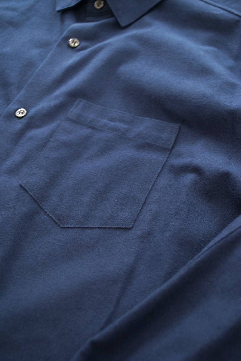【ラスト1点】【18AW】Over Shirt/オーバーサイズフランネルシャツ(NAVY)