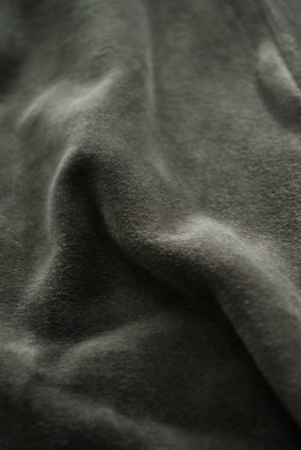 【ラスト1点】【18AW】Velour Mock Neck L/S Tee(BROWN)