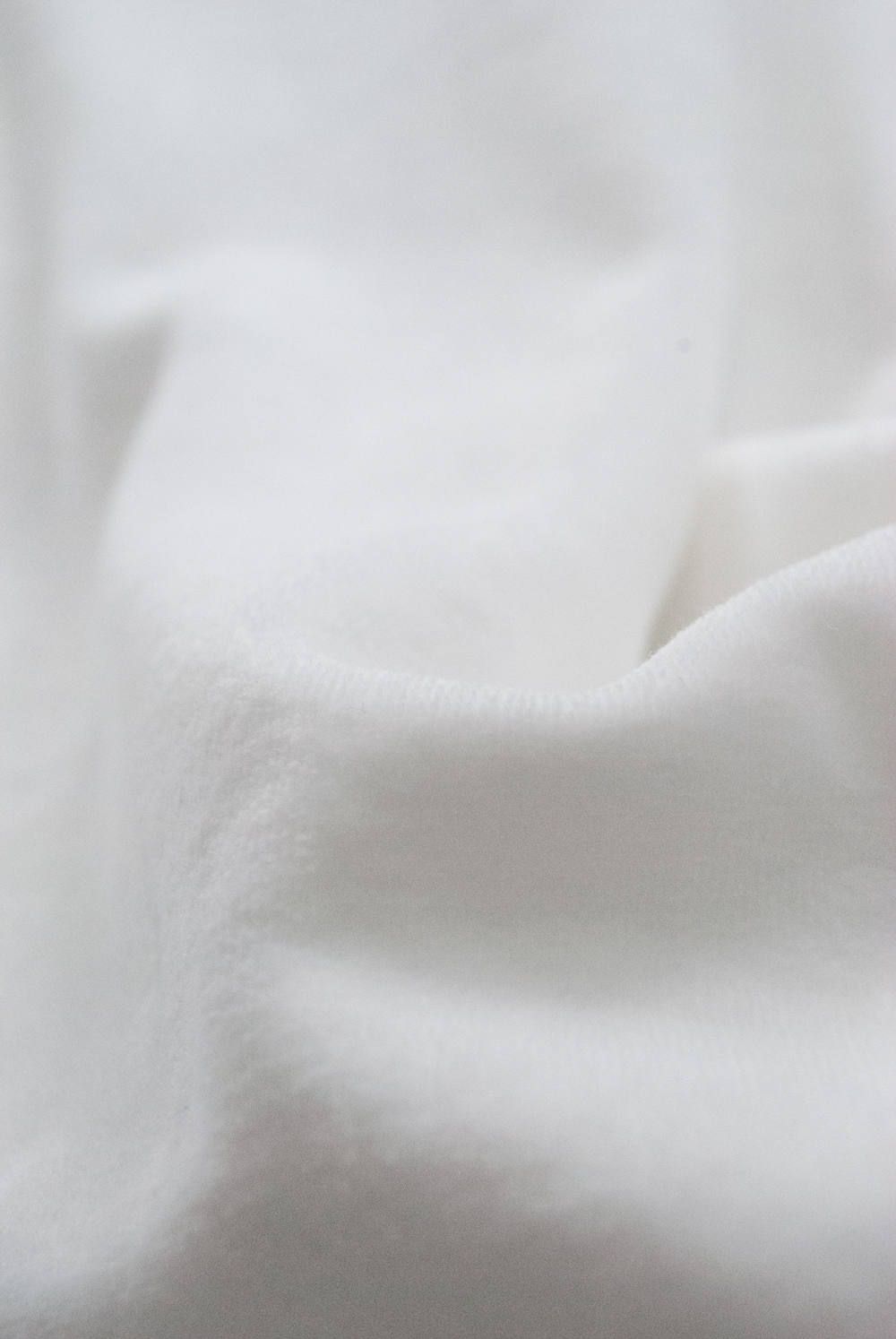 【ラスト1点】【18AW】Velour Mock Neck L/S Tee(WHITE)