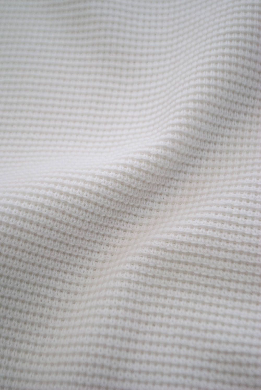 【ラスト1点】【定番作品】Waffle Crew neck Knit(WHITE)
