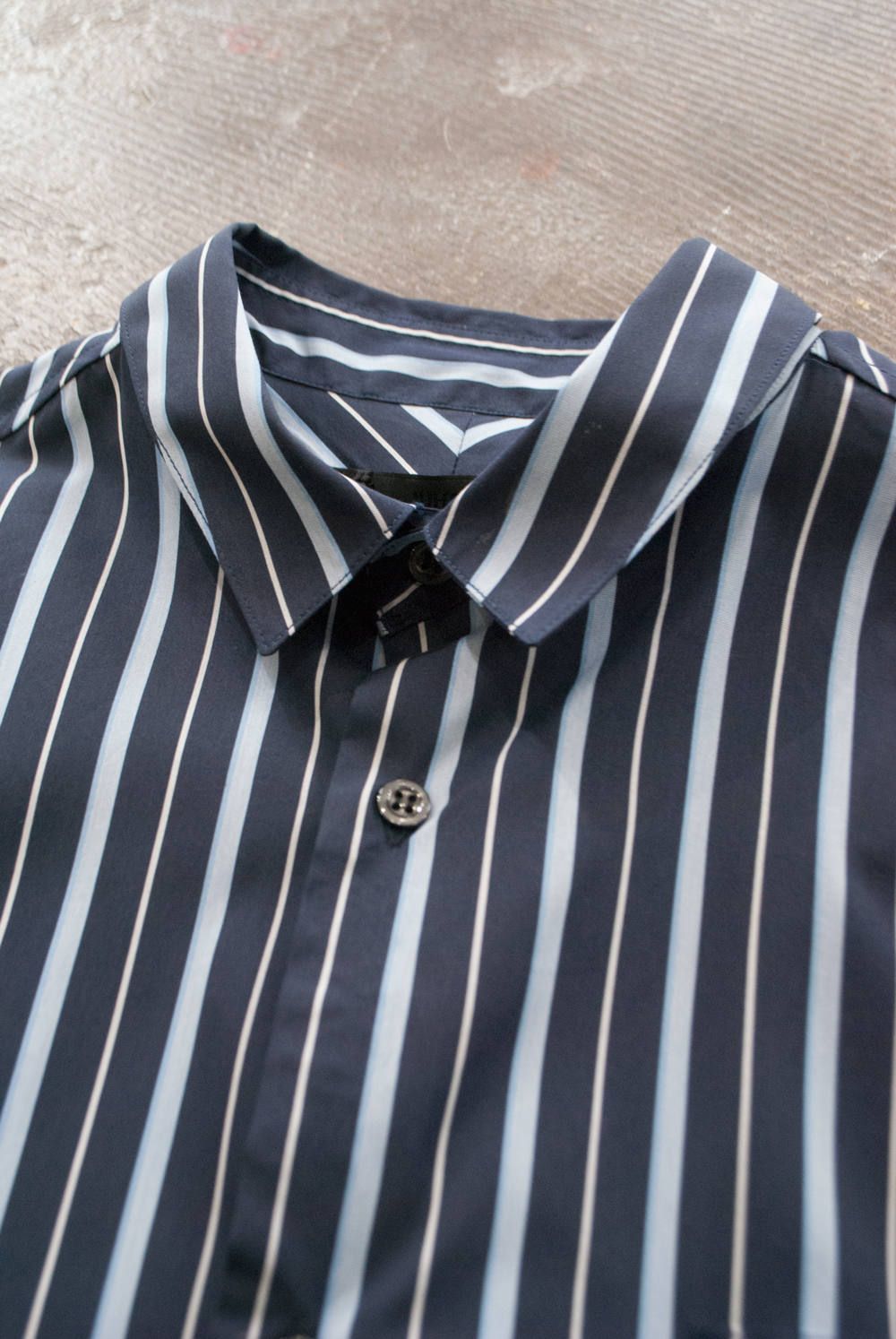 juha - 【ラスト1点】【18AW】Stripe Over Shirt/ストライプ