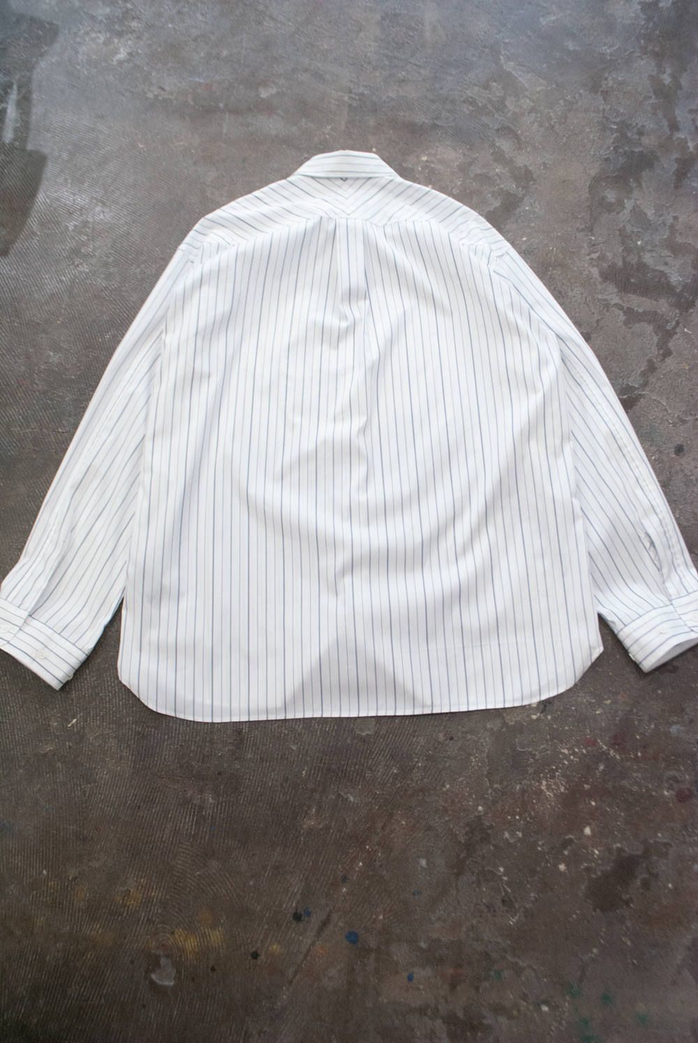 juha - 【ラスト1点】【18AW】Stripe Over Shirt/ストライプ