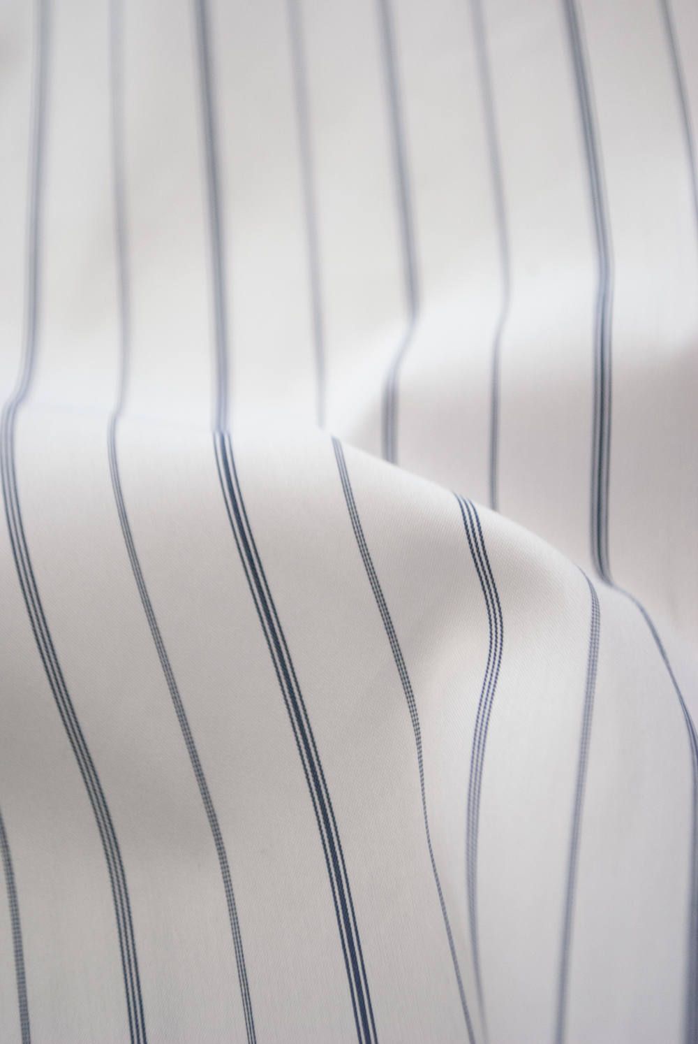 【ラスト1点】【18AW】Stripe Over Shirt/ストライプオーバーサイズシャツ(WHITE)