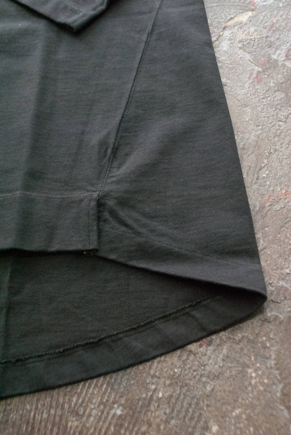 【ラスト1点】High Count Cotton Flare Hoodie(BLACK)