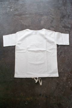 【ラスト1点】High Count Cotton S/S Pullover(WHITE)