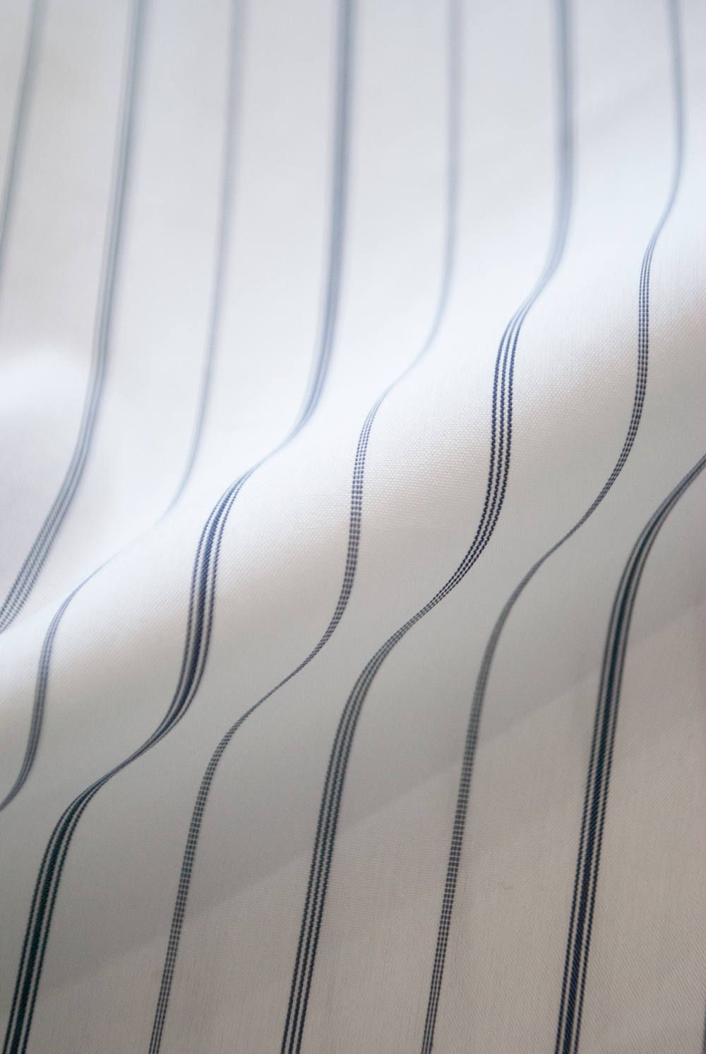 【ラスト1点】【19SS】Dolman Open-Collar Stripe Shirt/ドルマンオープンカラーストライプシャツ(WHITE)