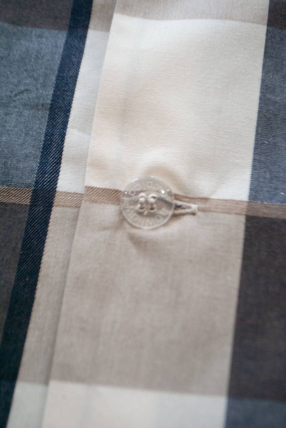 【ラスト1点】"health land"pajama washed cotton/パジャマ(セットアップ)【ユニセックス】(BEIGE×NAVY)