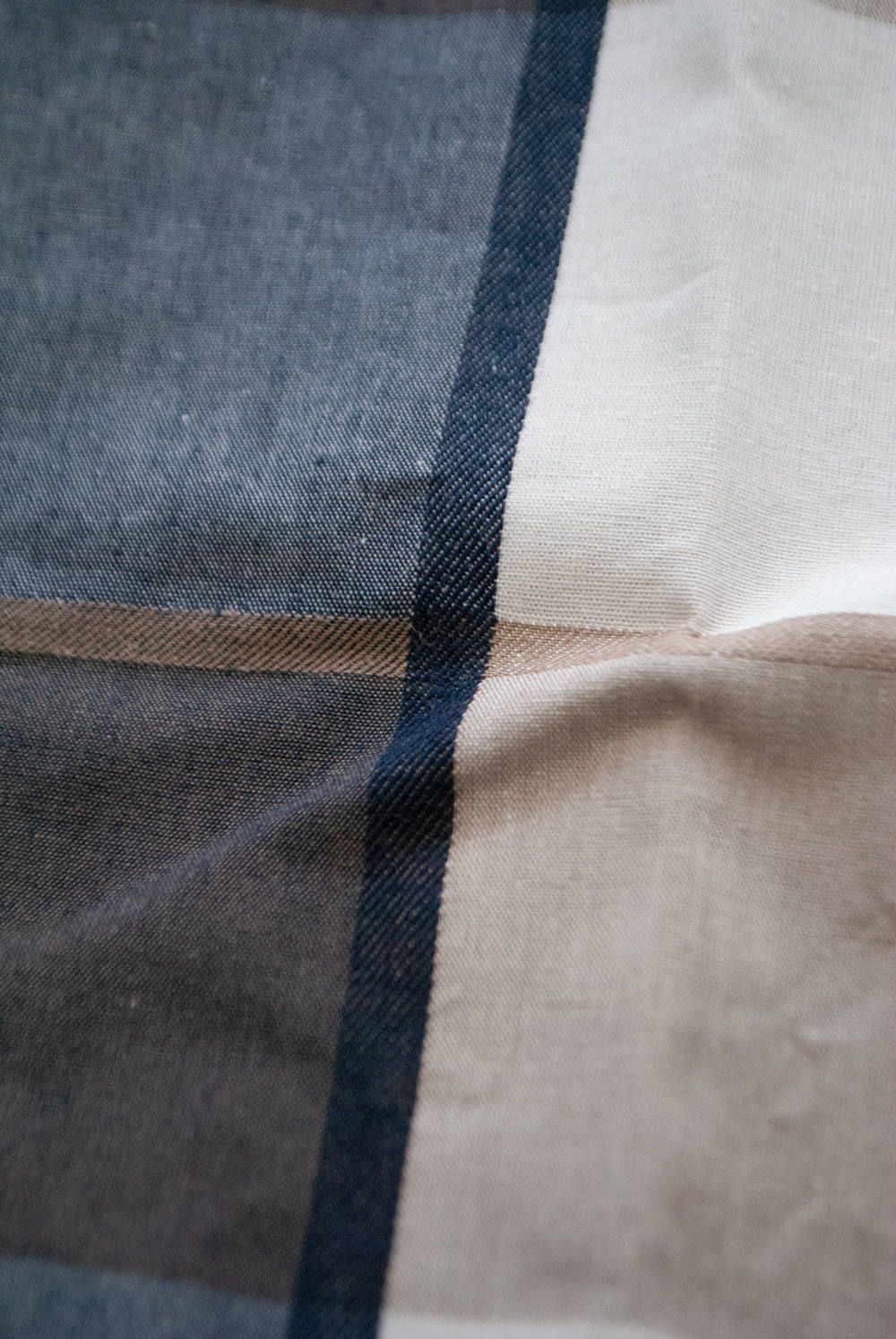 【ラスト1点】"health land"pajama washed cotton/パジャマ(セットアップ)【ユニセックス】(BEIGE×NAVY)