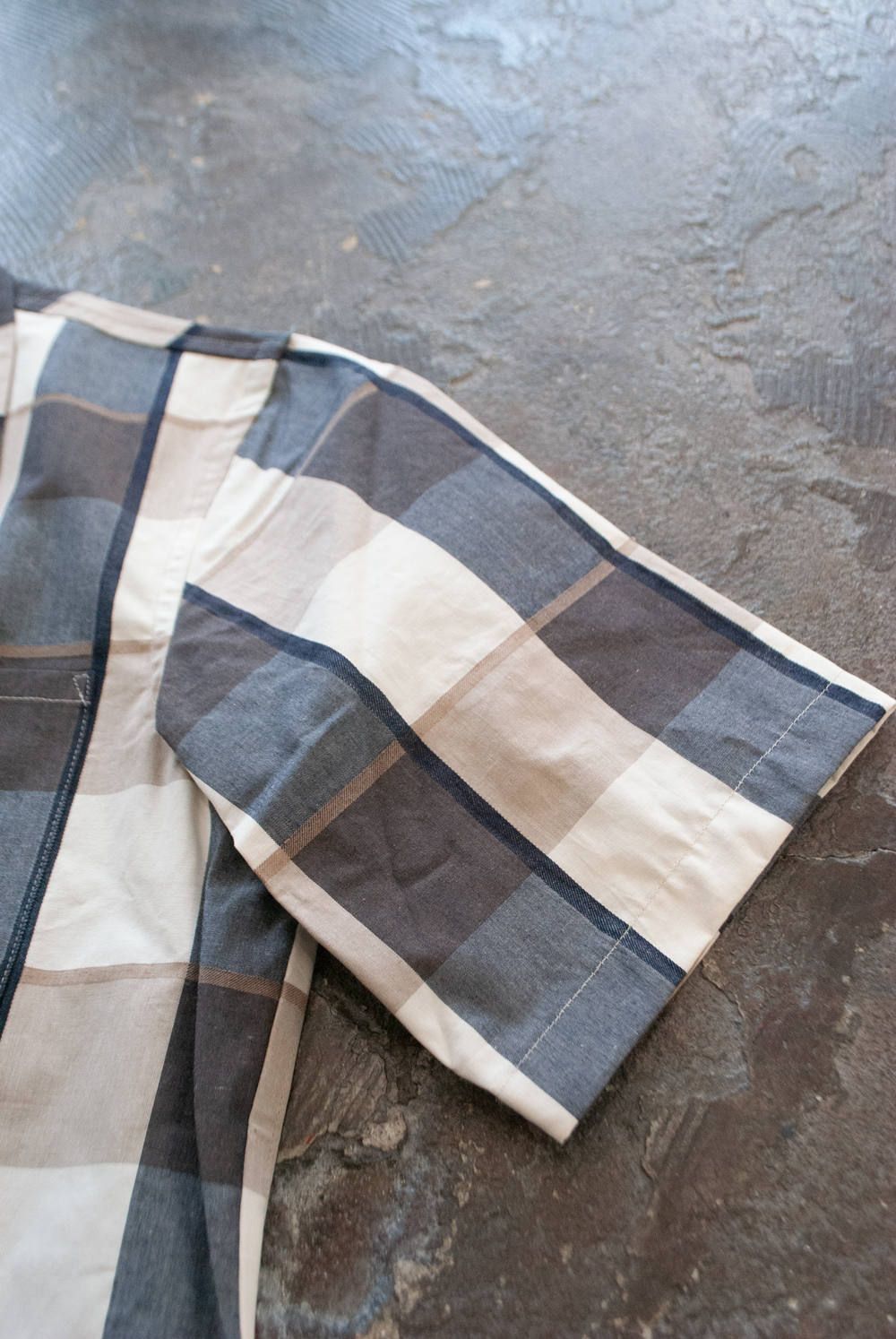 【ラスト1点】"health land"pajama washed cotton/パジャマ(セットアップ)【ユニセックス】(BEIGE×NAVY)
