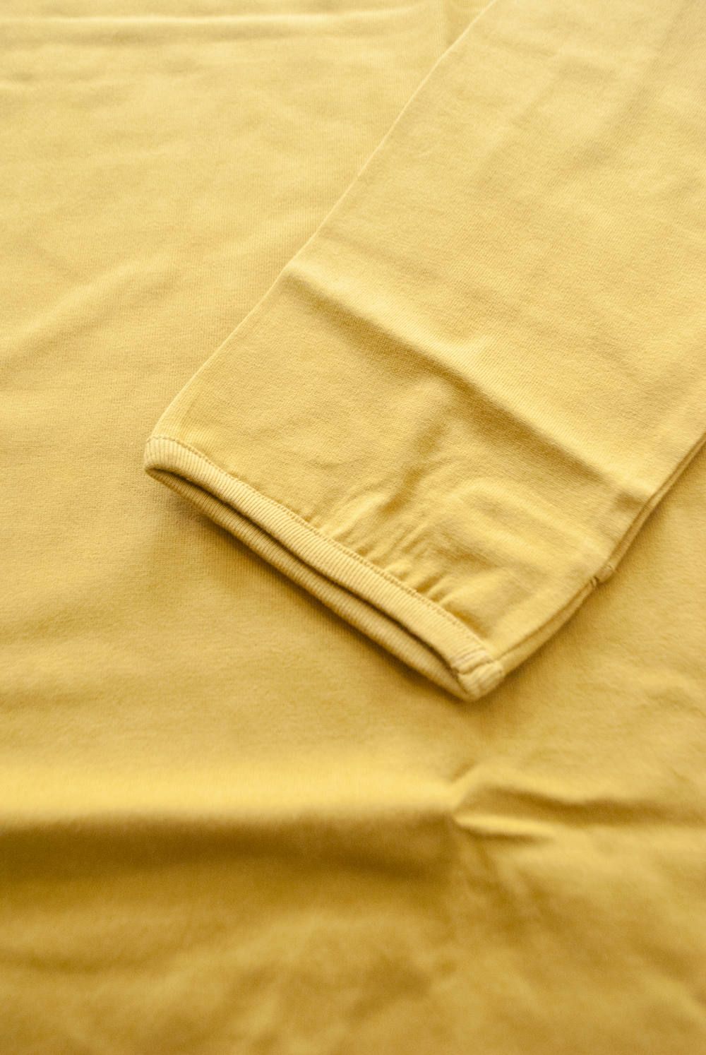 【ラスト1点】Layered Crew L/S/レイヤードクルーネックカットソー(MUSTARD)