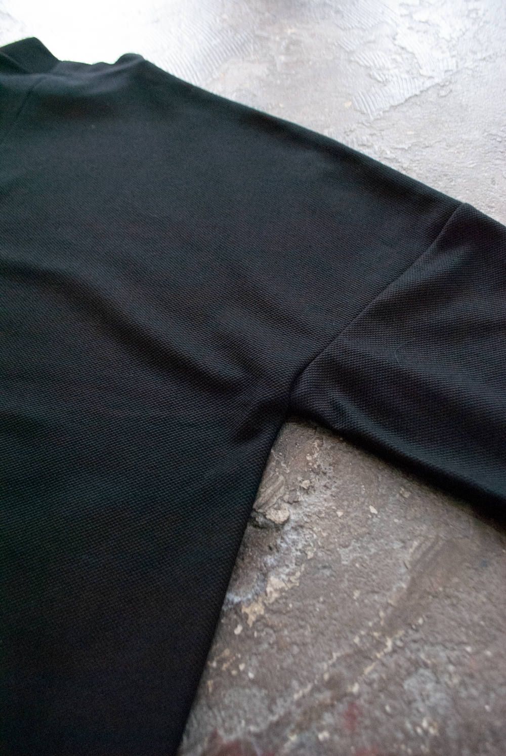 【ラスト1点】【19SS】Dry Over Mock-Neck/モックネックカットソー(BLACK)