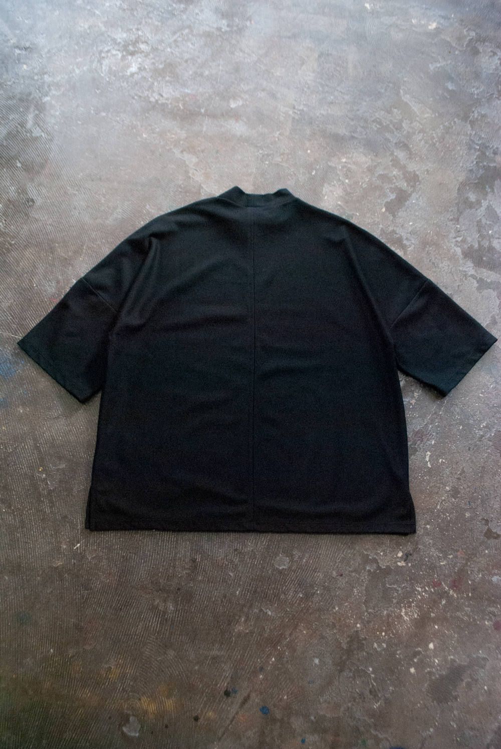 【ラスト1点】【19SS】Dry Over Mock-Neck/モックネックカットソー(BLACK)