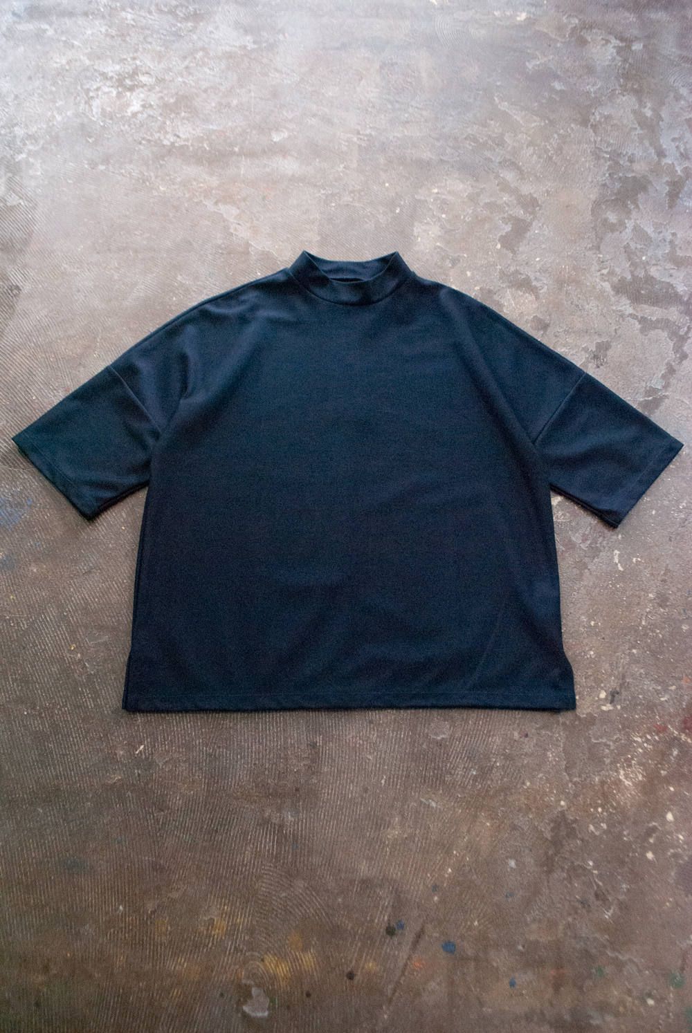 【ラスト1点】【19SS】Dry Over Mock-Neck/モックネックカットソー(NAVY)