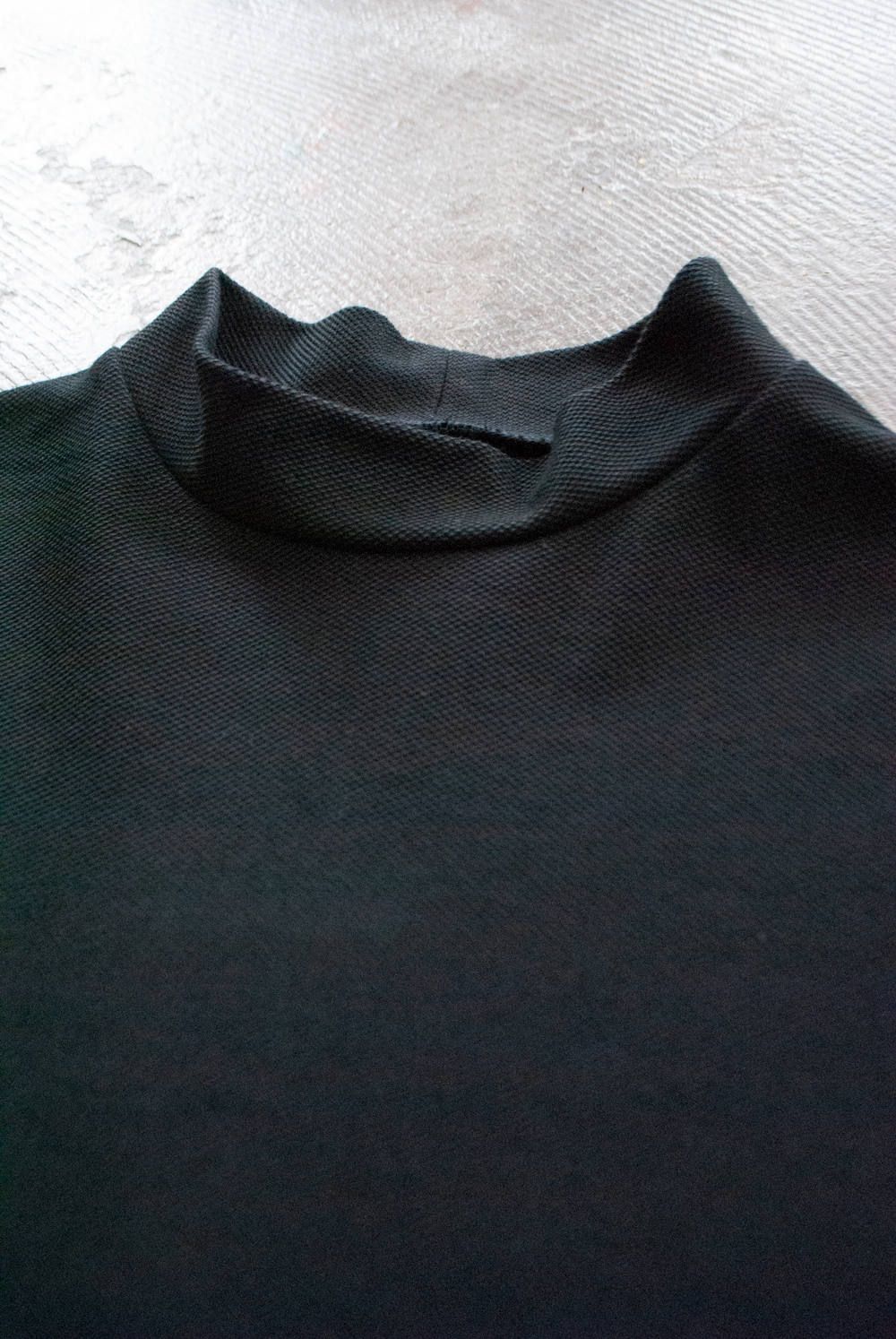 【ラスト1点】【19SS】Dry Over Mock-Neck/モックネックカットソー(BLACK)