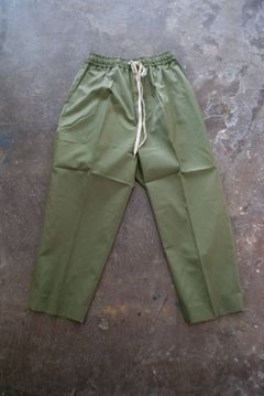 【ラスト1点】INTUCK SLACKS WIDE/ワイドテーパードイージーパンツ(OLIVE)