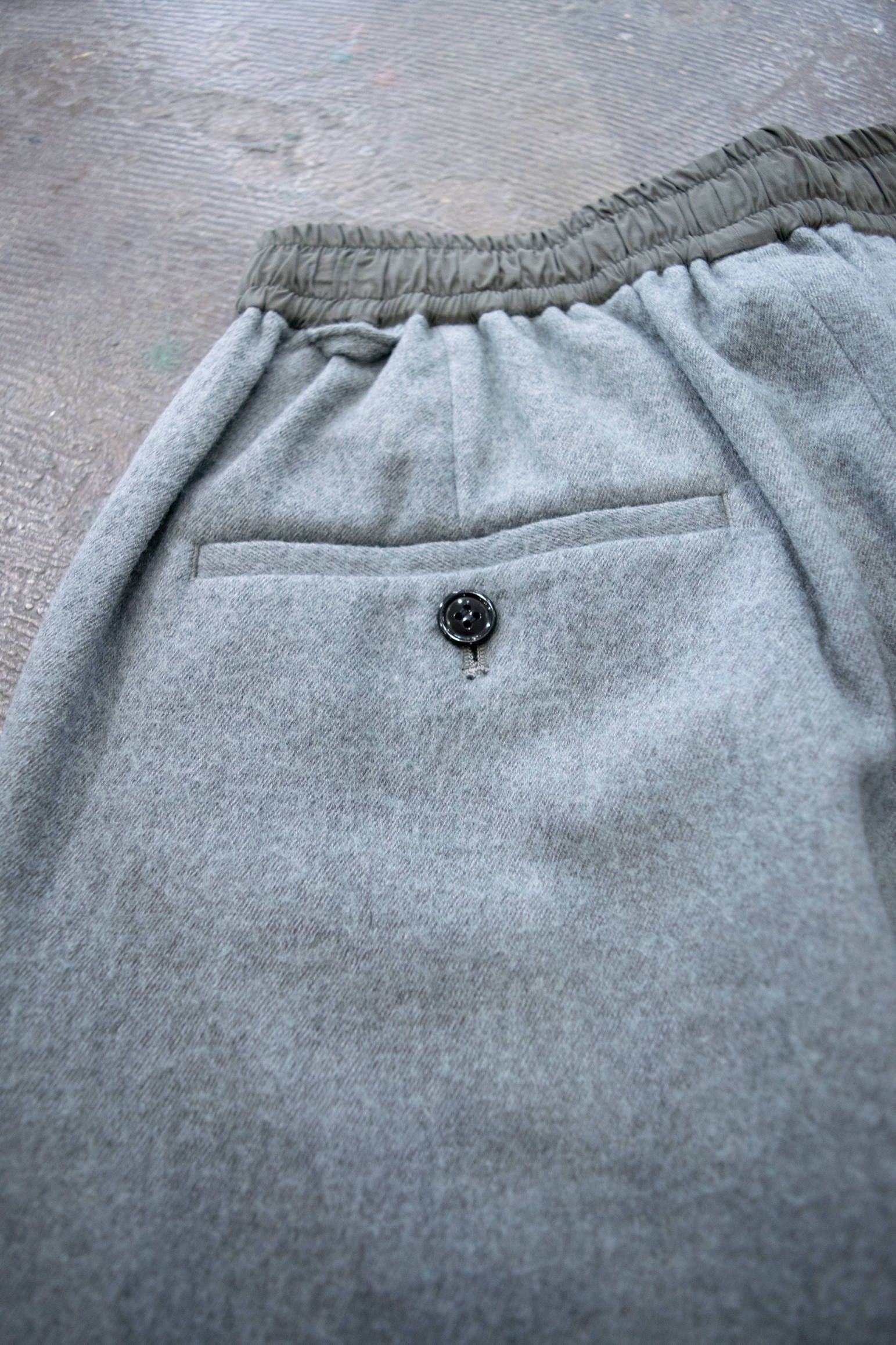 【ラスト1点】Isle Pants W/C/スーパーワイドイージーパンツ(GRAY)