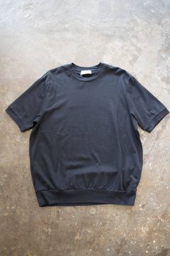 【ラスト1点】Short Sleeve Sweat/ハイゲージ半袖裏毛カットソー(DARK NAVY)
