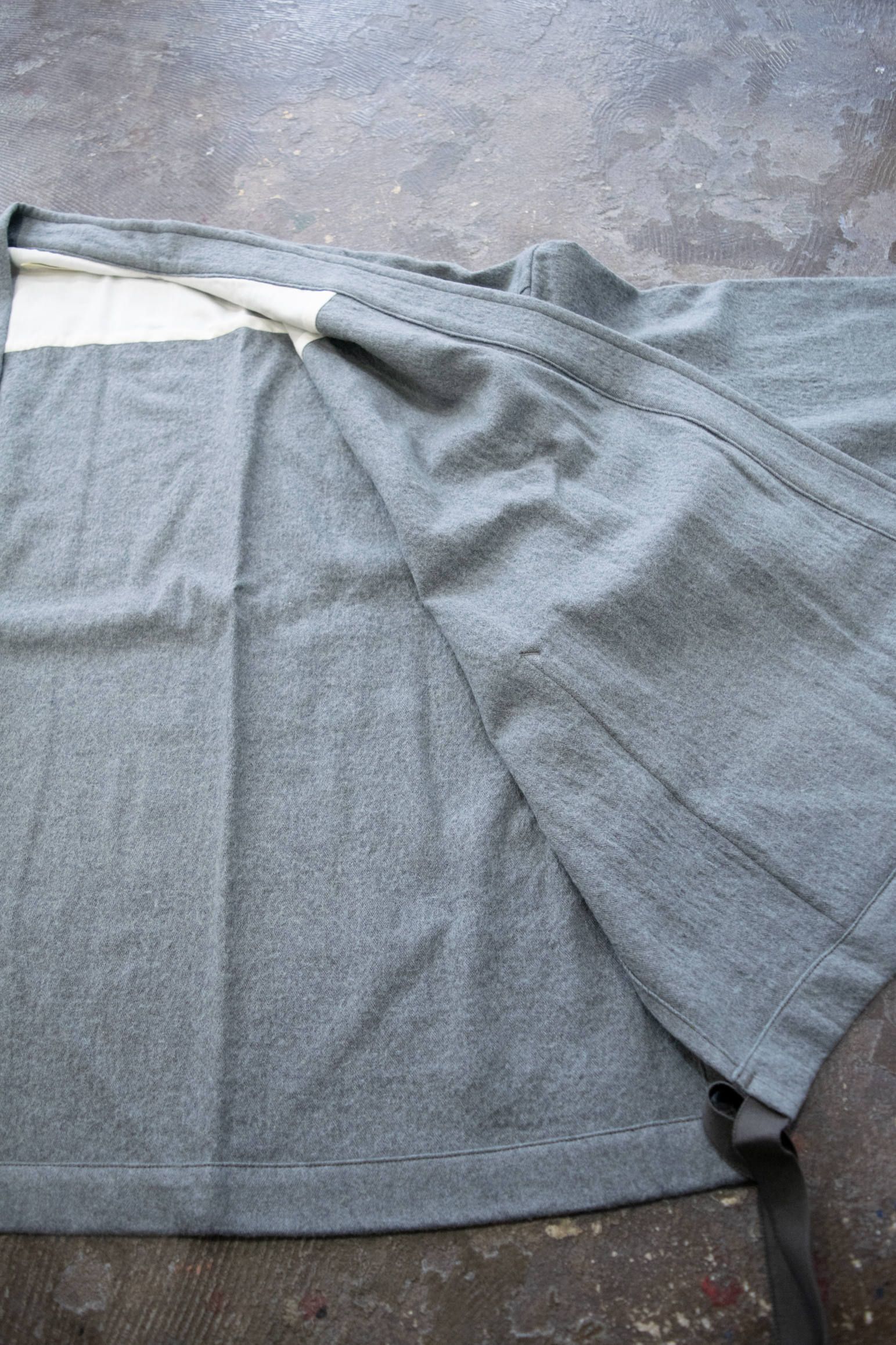 【ラスト1点】Side Slit Haori Big W/C/サイドスリット羽織りジャケット(GRAY)
