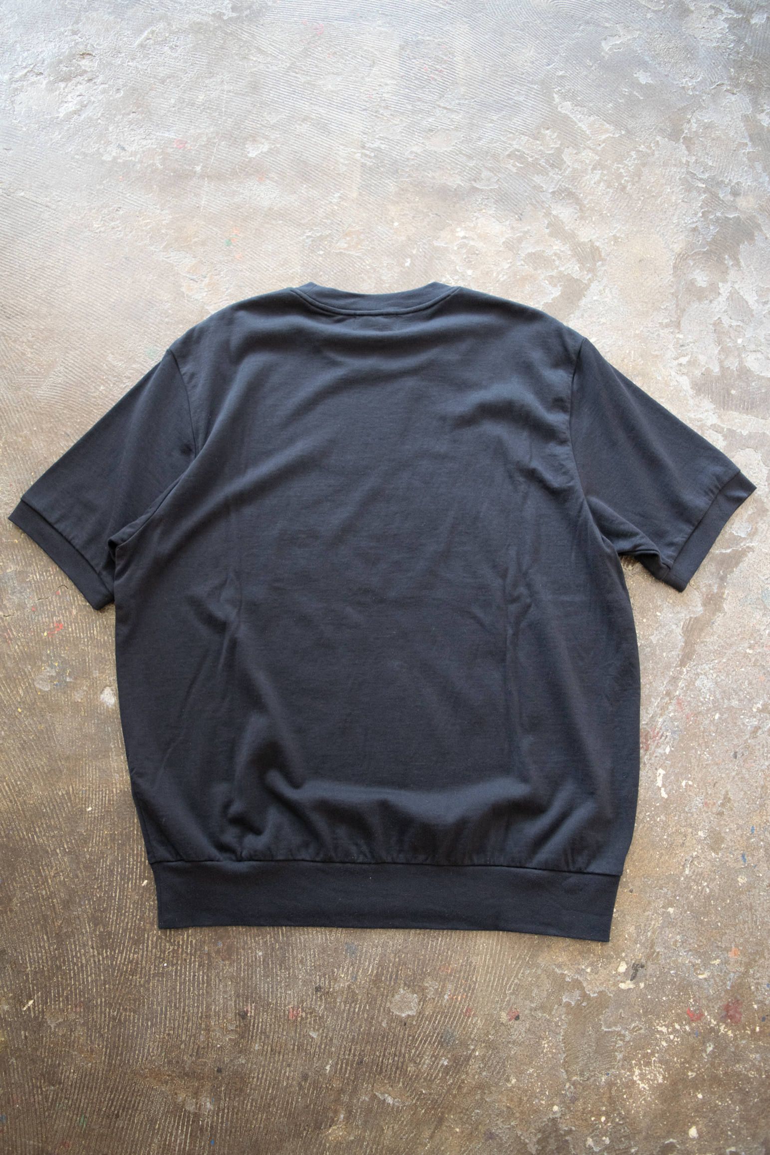 【ラスト1点】Short Sleeve Sweat/ハイゲージ半袖裏毛カットソー(DARK NAVY)