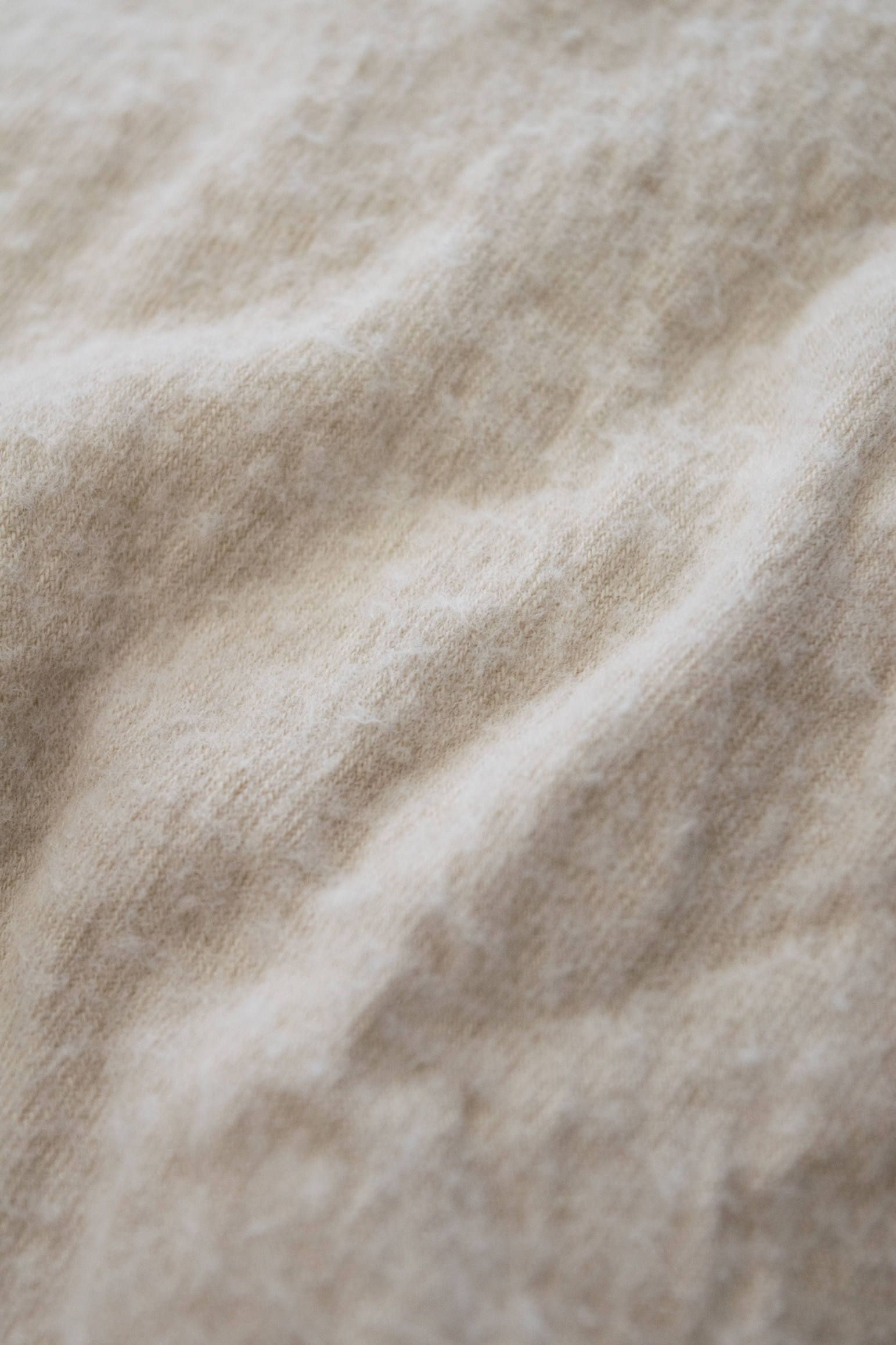 【ラスト1点】Side Slit Haori Coat W/C/サイドスリット羽織コートウール×綿(IVORY)