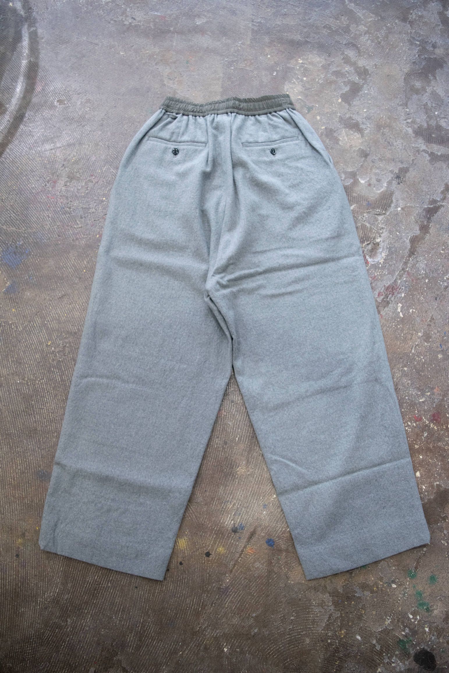 【ラスト1点】Isle Pants W/C/スーパーワイドイージーパンツ(GRAY)