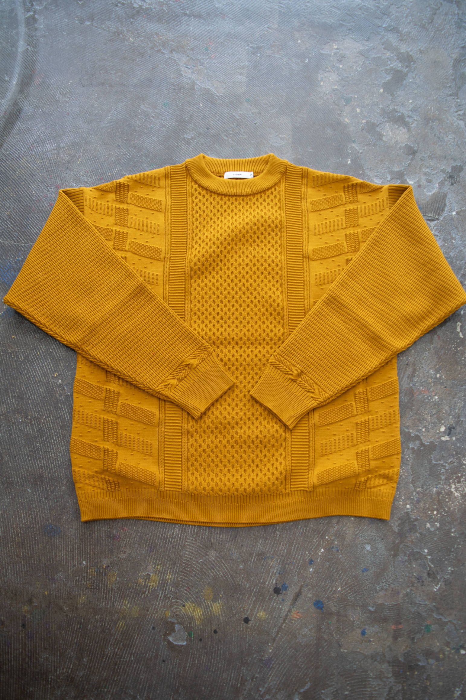 ファッションデザイナー YASHIKI ヤシキ Arare Knitニット19AW ニット/セーター