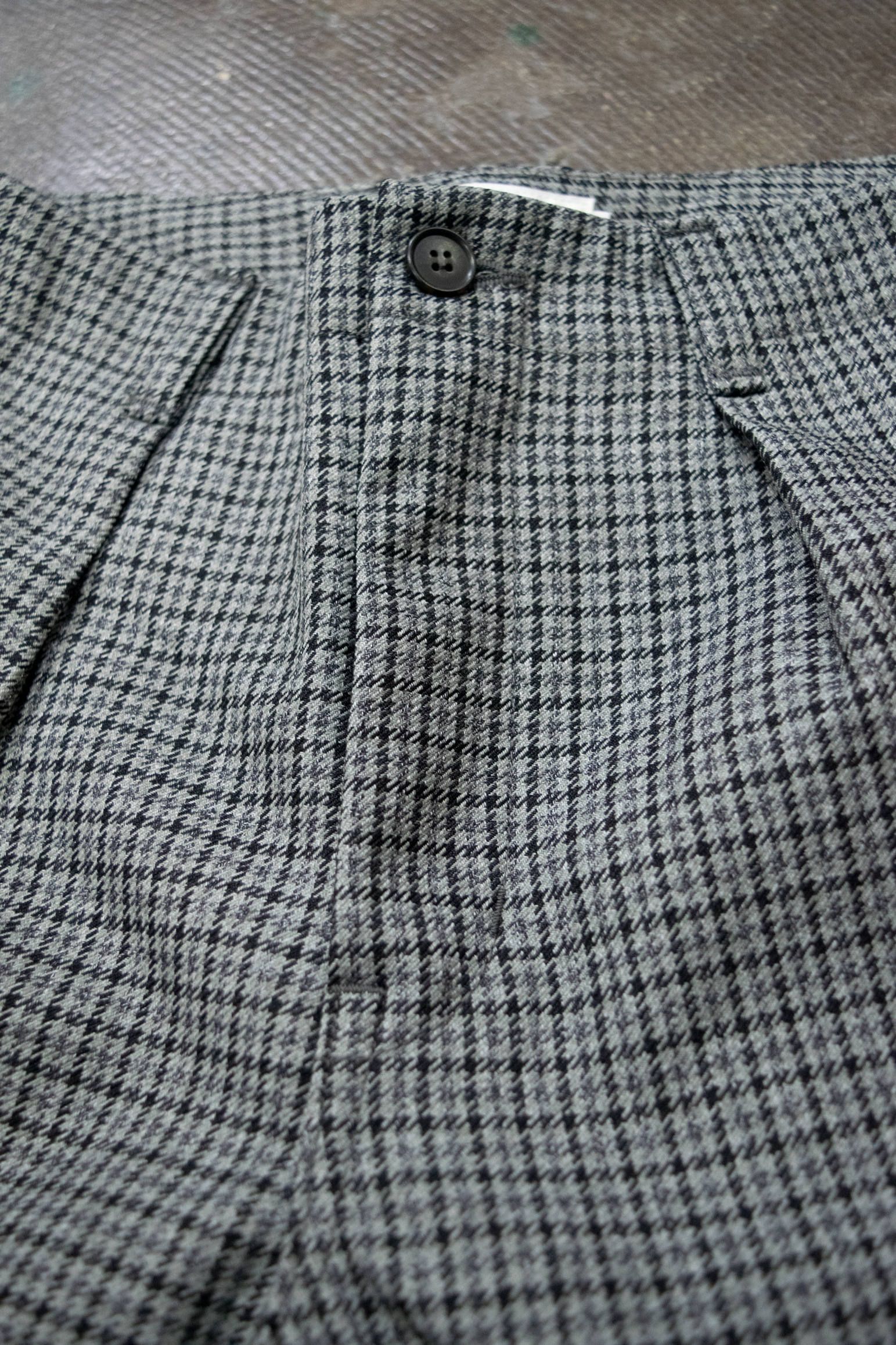 【ラスト1点】ウールライクテーパードパンツ(GRAY CHECK)