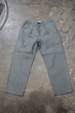 【ラスト1点】ウールライクテーパードパンツ(GRAY CHECK)