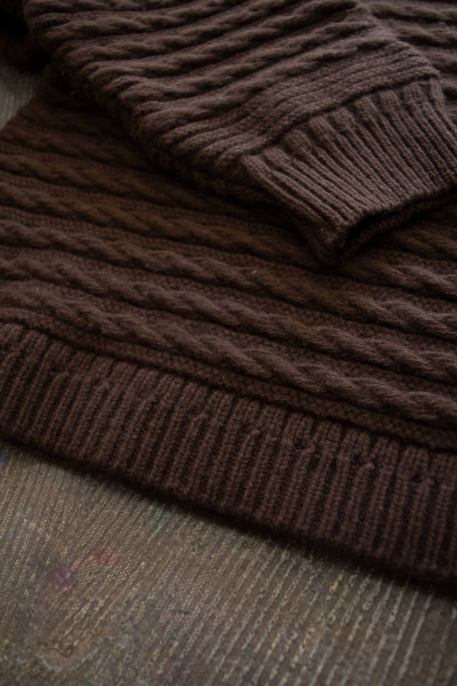 【ラスト1点】【19AW】Waranawa Knit(BROWN)