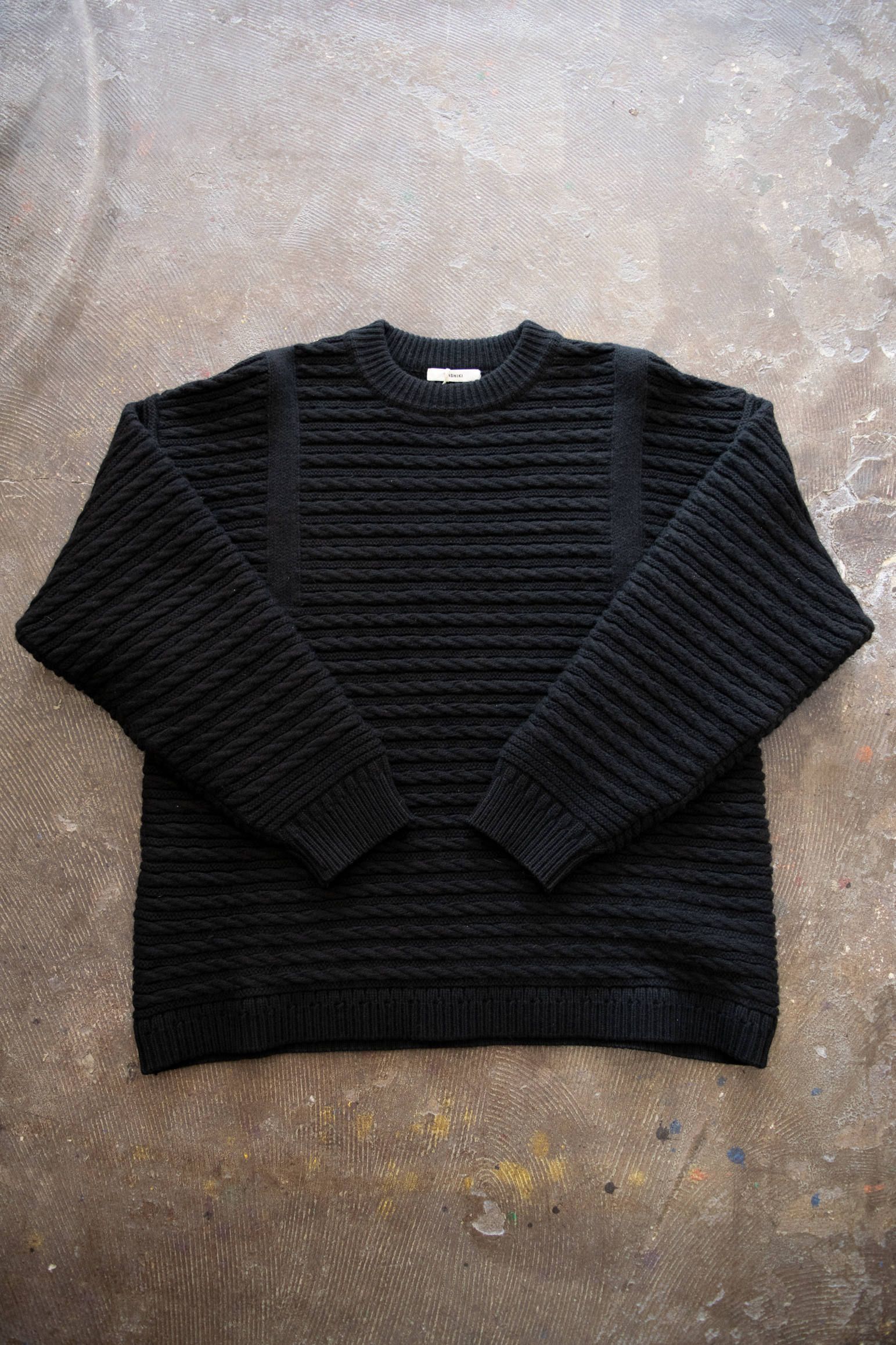 売れ筋】 yashiki 2019aw knit taskigake ニット/セーター